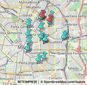Mappa Piazza Risorgimento, 20129 Milano MI, Italia (1.5105)