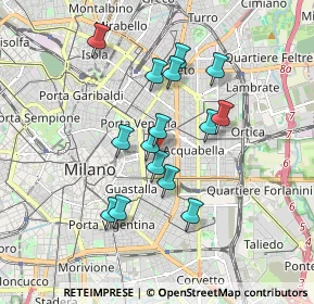 Mappa Piazza Risorgimento, 20129 Milano MI, Italia (1.50533)