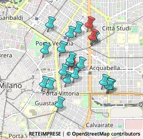 Mappa Piazza Risorgimento, 20129 Milano MI, Italia (0.7515)