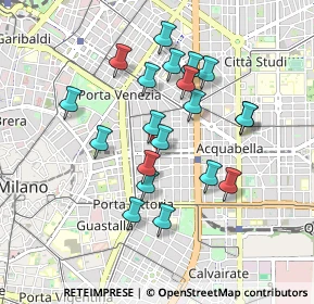 Mappa Piazza Risorgimento, 20129 Milano MI, Italia (0.808)