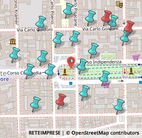 Mappa Piazza Risorgimento, 20129 Milano MI, Italia (0.1455)