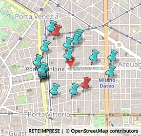 Mappa Piazza Risorgimento, 20129 Milano MI, Italia (0.4115)