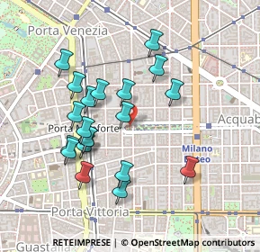 Mappa Piazza Risorgimento, 20129 Milano MI, Italia (0.4365)