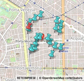 Mappa Piazza Risorgimento, 20129 Milano MI, Italia (0.355)