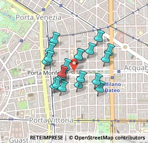 Mappa Piazza Risorgimento, 20129 Milano MI, Italia (0.3175)