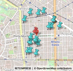 Mappa Piazza Risorgimento, 20129 Milano MI, Italia (0.4215)
