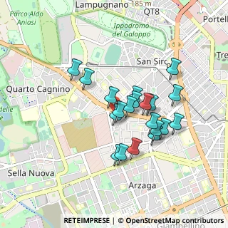 Mappa Via Val Bregaglia, 20147 Milano MI, Italia (0.7195)