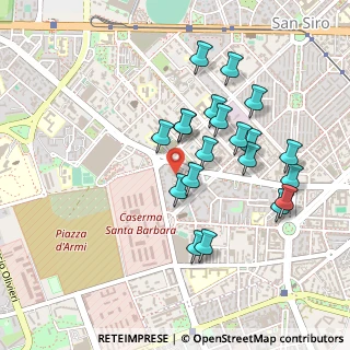 Mappa Via Val Bregaglia, 20147 Milano MI, Italia (0.433)