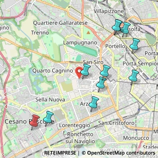 Mappa Via Val Bregaglia, 20147 Milano MI, Italia (2.46091)