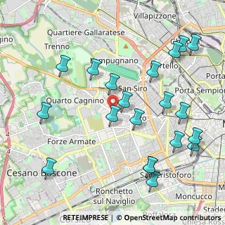 Mappa Via Val Bregaglia, 20147 Milano MI, Italia (2.385)