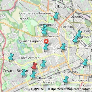 Mappa Via Val Bregaglia, 20147 Milano MI, Italia (2.58929)