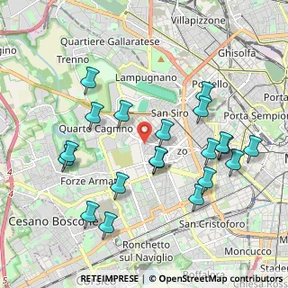 Mappa Via Val Bregaglia, 20147 Milano MI, Italia (2.0655)