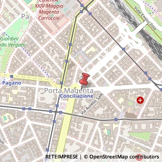 Mappa Via Giovanni Boccaccio,  45, 20123 Milano, Milano (Lombardia)