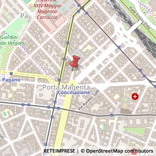 Mappa Via Gian Battista Bazzoni, 8, 20123 Milano, Milano (Lombardia)