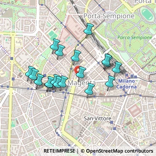 Mappa Via XX Settembre, 20123 Milano MI, Italia (0.4285)