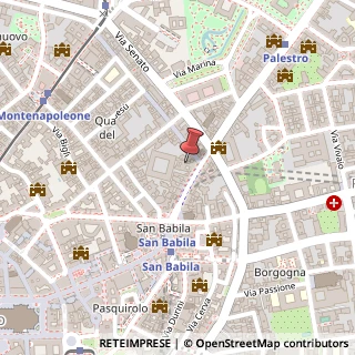 Mappa Via della Spiga, 1, 20121 Milano, Milano (Lombardia)