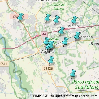 Mappa Via Giuseppe Verdi, 20013 Magenta MI, Italia (3.228)