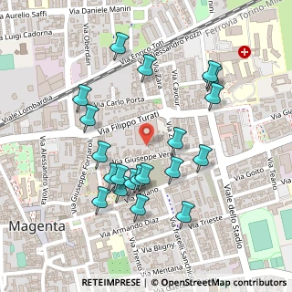 Mappa Via Giuseppe Verdi, 20013 Magenta MI, Italia (0.239)