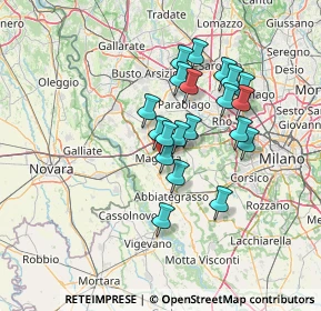 Mappa Via Giuseppe Verdi, 20013 Magenta MI, Italia (11.2005)