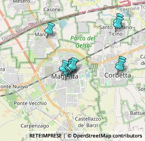 Mappa Via Giuseppe Verdi, 20013 Magenta MI, Italia (1.44455)