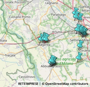 Mappa Via Giuseppe Verdi, 20013 Magenta MI, Italia (9.1615)