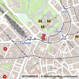 Mappa Foro Buonaparte,  53, 20121 Milano, Milano (Lombardia)