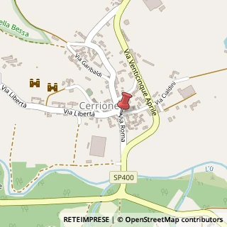 Mappa Via Cialdini,  8, 13882 Cerrione, Biella (Piemonte)