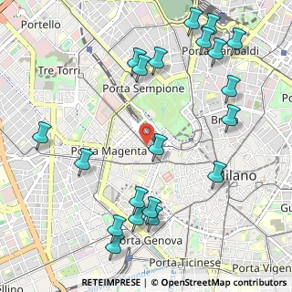 Mappa Piazza Virgilio, 20123 Milano MI, Italia (1.3)