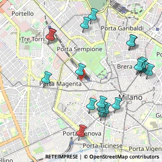 Mappa Piazza Virgilio, 20123 Milano MI, Italia (1.269)