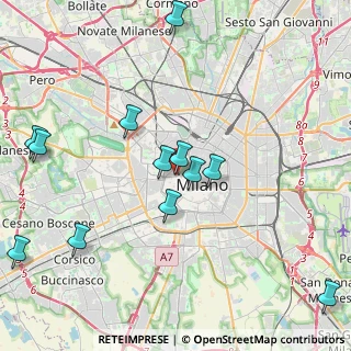 Mappa Via Vincenzo Monti, 20121 Milano MI, Italia (4.64083)