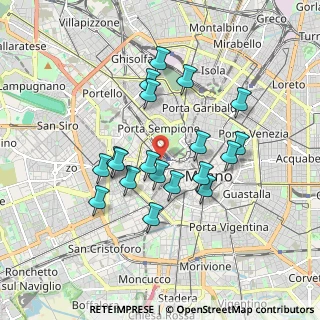 Mappa Piazza Virgilio, 20123 Milano MI, Italia (1.57947)