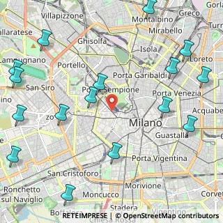 Mappa Piazza Virgilio, 20123 Milano MI, Italia (2.98313)