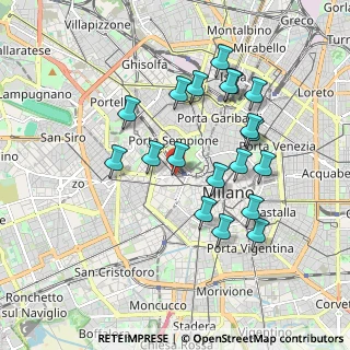 Mappa Milano, 20099 Milano MI, Italia (1.75263)