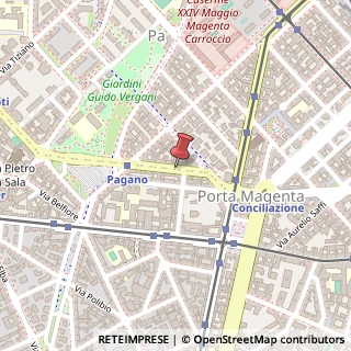 Mappa Via Guido d'Arezzo,  7, 20145 Milano, Milano (Lombardia)