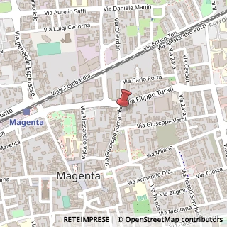 Mappa Via Giuseppe Fornaroli, 64, 20013 Magenta, Milano (Lombardia)