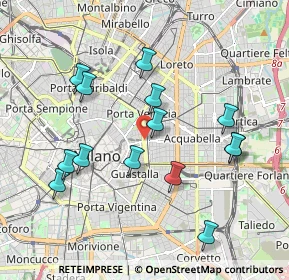 Mappa Piazza del Tricolore, 20129 Milano MI, Italia (1.92571)