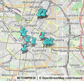 Mappa Piazza del Tricolore, 20129 Milano MI, Italia (1.58625)