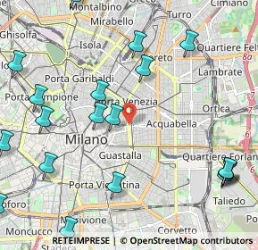 Mappa Piazza del Tricolore, 20129 Milano MI, Italia (2.9175)