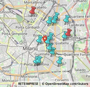 Mappa Piazza del Tricolore, 20129 Milano MI, Italia (1.55667)