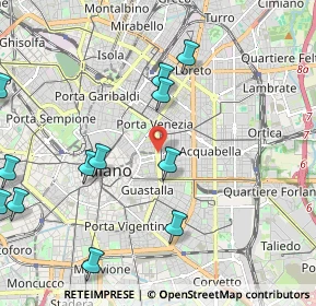 Mappa Piazza del Tricolore, 20129 Milano MI, Italia (2.58917)
