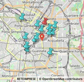 Mappa Piazza del Tricolore, 20129 Milano MI, Italia (1.29714)