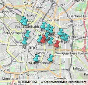 Mappa Piazza del Tricolore, 20129 Milano MI, Italia (1.2615)
