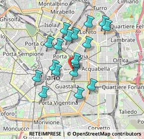 Mappa Piazza del Tricolore, 20129 Milano MI, Italia (1.49611)