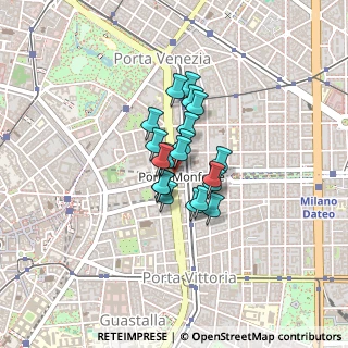 Mappa Piazza del Tricolore, 20129 Milano MI, Italia (0.241)