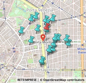 Mappa Piazza del Tricolore, 20129 Milano MI, Italia (0.378)