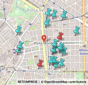 Mappa Piazza del Tricolore, 20129 Milano MI, Italia (0.5075)