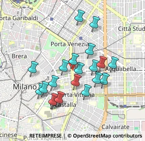 Mappa Piazza del Tricolore, 20129 Milano MI, Italia (0.8205)