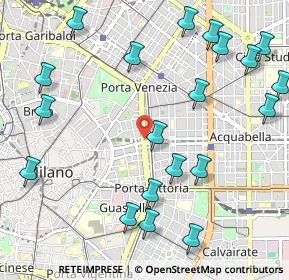 Mappa Piazza del Tricolore, 20129 Milano MI, Italia (1.313)