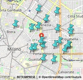 Mappa Piazza del Tricolore, 20129 Milano MI, Italia (0.954)