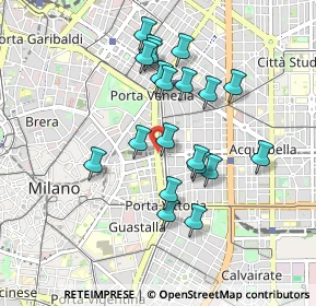 Mappa Piazza del Tricolore, 20129 Milano MI, Italia (0.817)
